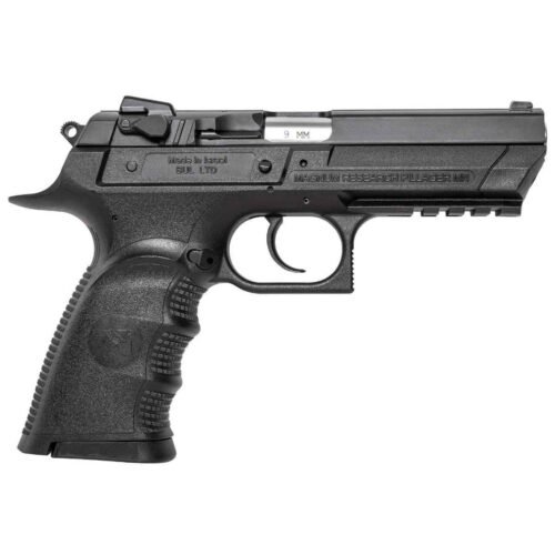 Magnum Research Baby Eagle III 9mm Luger 4.43in Black Oxide Pistol – 15+1 Rounds