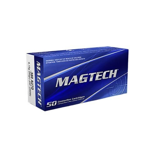 Magtech Range/Training 380 Auto (ACP) 95gr FMJ Centerfire Handgun Ammo – 50 Rounds