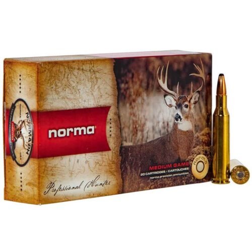 Norma American PH 257 Roberts 100gr SP Rifle Ammo – 20 Rounds