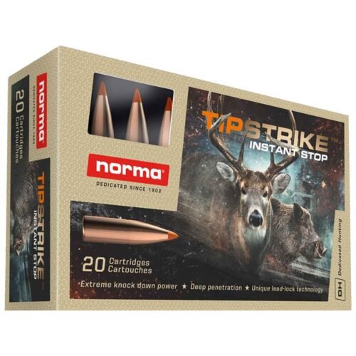 Norma Tipstrike 30-06 Springfield 170gr PT Rifle Ammo – 20 Rounds