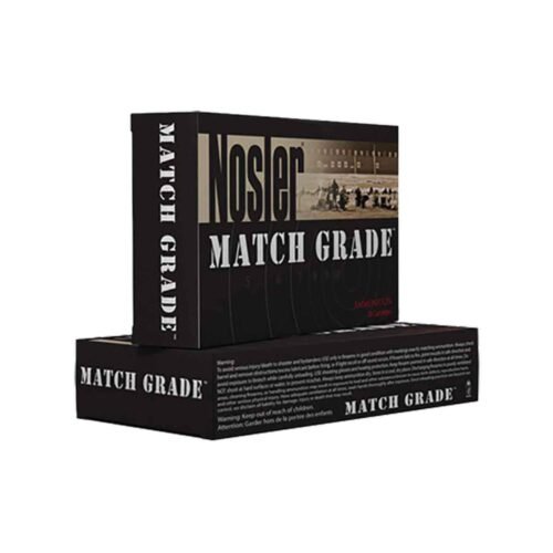 Nosler Match Grade 223 Remington 69gr CC Rifle Ammo – 20 Rounds