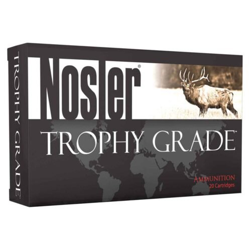 Nosler Trophy Grade 243 Winchester 90gr Accubond Rifle Ammo – 20 Rounds