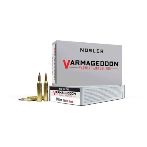 Nosler Varmageddon 17 Remington 20gr FBT Centerfire Rifle Ammo – 20 Rounds