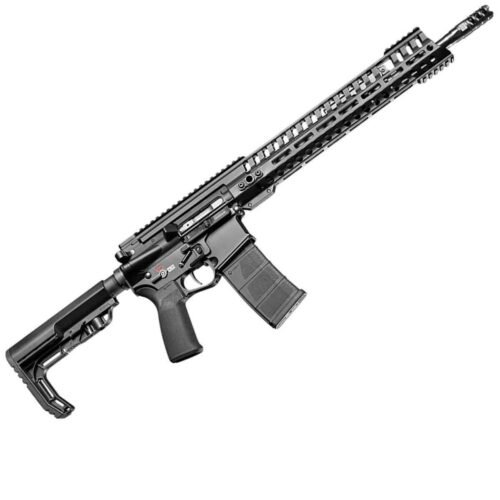 Patriot Ordnance Factory P415 5.56mm NATO 16.5in Black Anodized Semi Automatic Modern Sporting Rifle – 10+1 Rounds