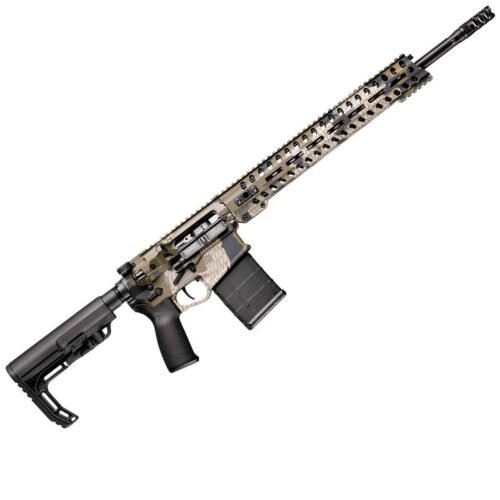 Patriot Ordnance Factory Revolution 308 Winchester 18.5in Kuiu Metal Finish Semi Automatic Modern Sporting Rifle – 20+1 Rounds