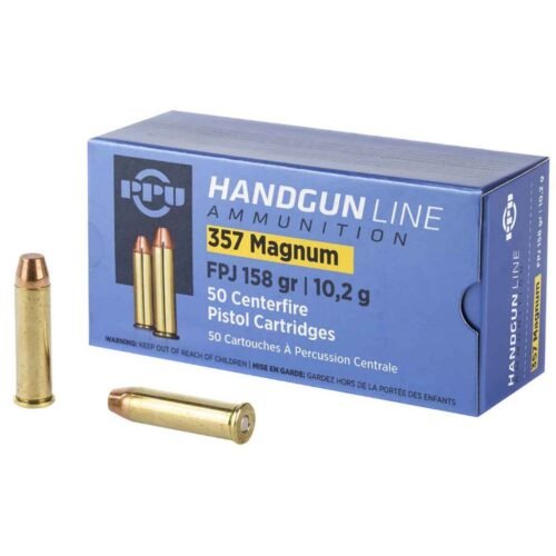 PPU Handgun 357 Magnum 158gr FPJ Handgun Ammo – 50 Rounds4