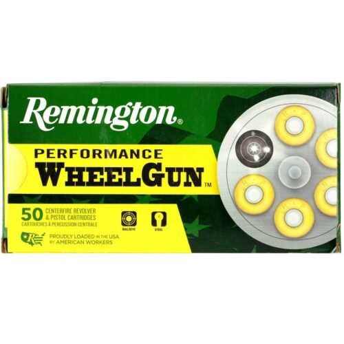 Remington Performance WheelGun 45 (Long) Colt 225gr LSWC Handgun Ammo – 50 Rounds