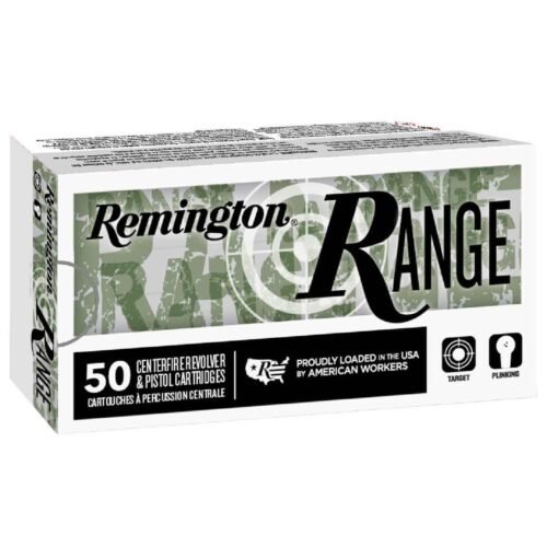 Remington Range 40 S&W 180gr Full Metal Jacket Handgun Ammo – 50 Rounds