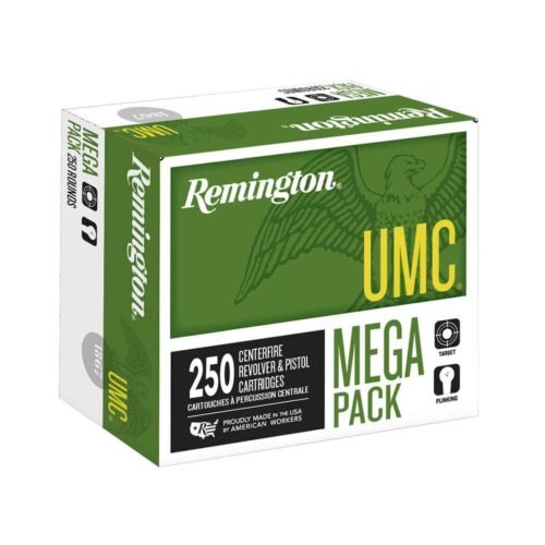 Remington UMC 380 Auto (ACP) 95gr MC Handgun Ammo – 250 Rounds