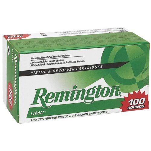 Remington UMC 9mm Luger 115gr JHP Handgun Ammo – 100 Rounds