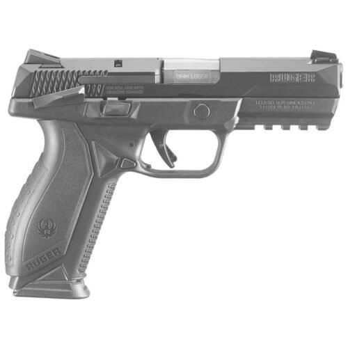 Ruger American 9mm Luger +P 4.2in Black Pistol – 10+1 Rounds