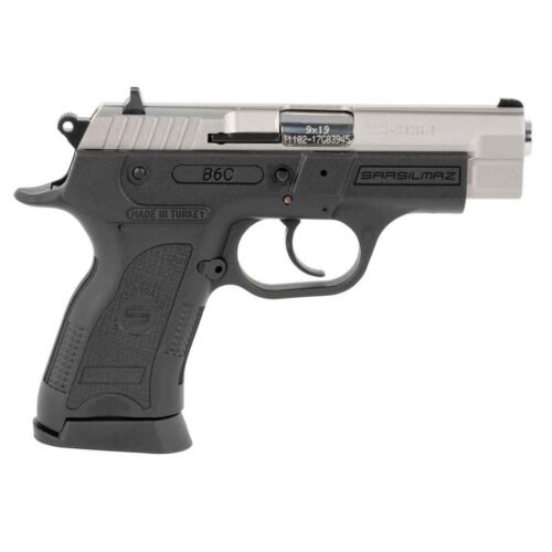 Sar USA B6C 9mm Luger 3.8in Black/Stainless Pistol – 10+1 Rounds