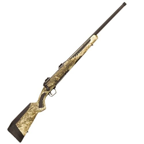 Savage Arms 110 Predator Matte Black / Mossy Oak Terra Camo Bolt Action Rifle – 223 Remington – 22in