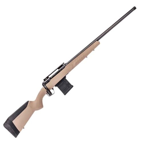 Savage Arms 110 Tactical Desert Matte Black/FDE Bolt Action Rifle – 6.5 PRC – 24in