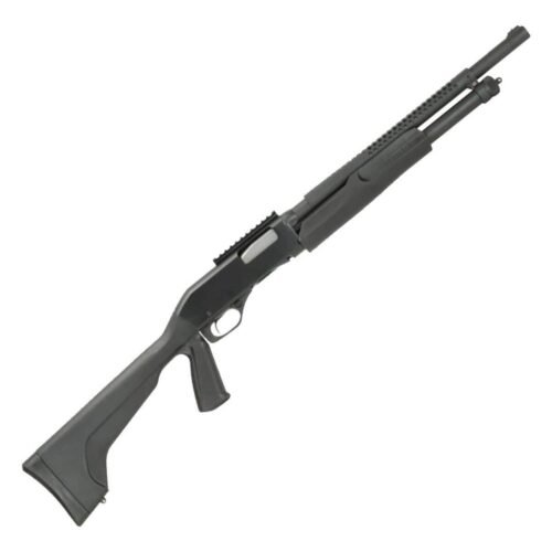 Savage Arms 320 Security w/ Pistol Grip & Heat Shield Matte Black 12 Gauge 3in Pump Shotgun – 18.5in