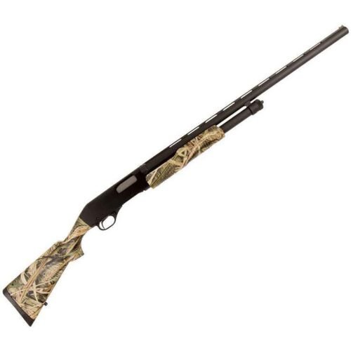 Savage Arms Stevens 320 Field Blued/Mossy Oak Shadow Grass Blades Camouflage 12 Gauge 3in Pump Shotgun – 28in