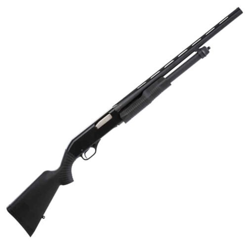 Savage Arms Stevens 320 Field Compact Blued/Matte Black 20 Gauge 3in Pump Shotgun – 22in