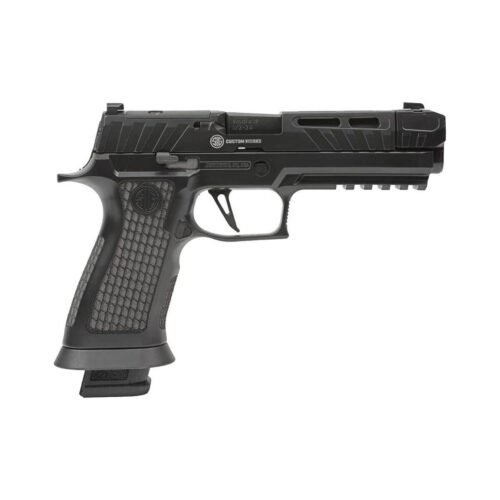 Sig Sauer P320 Spectre Comp Blackout 9mm Luger 4.6in Blackout Cerakote Pistol – 21+1 Rounds