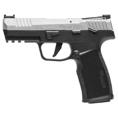 Sig Sauer P322 22 Long Rifle 4in Stainless Steel Pistol – 20+1 Rounds