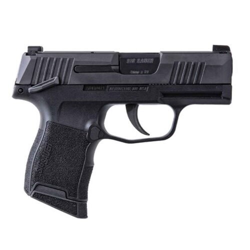 Sig Sauer P365 Nitron Micro Compact 9mm Luger 3.1in Black Nitron Pistol – 10+1 Rounds