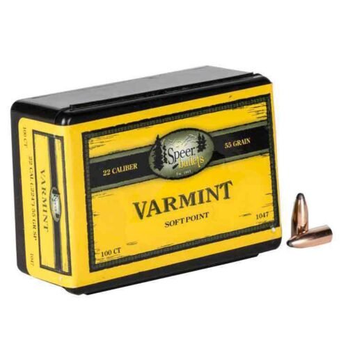 Speer Varmint Soft Point Rifle Reloading Bullets