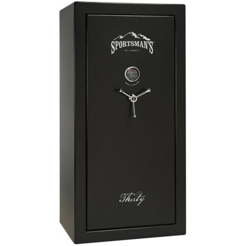 Sportsman’s 30 Gun Safe by Liberty – Black Textured