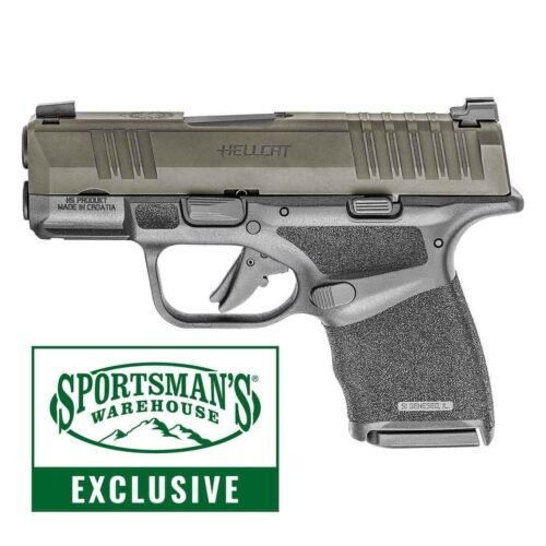 Springfield Armory Hellcat Sling Package 9mm Luger 3in OD Green Pistol – 10+1 Rounds