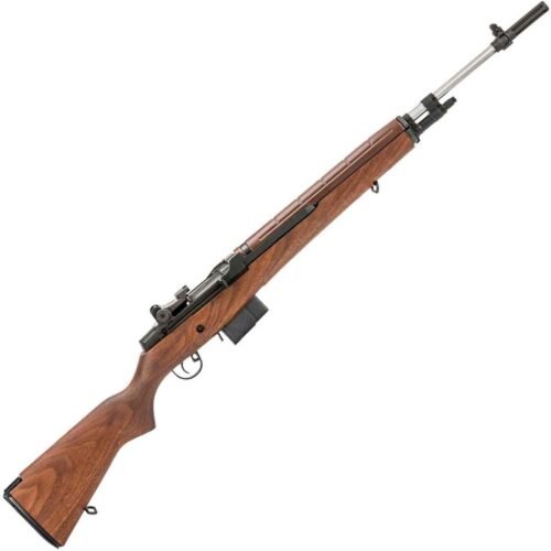 Springfield Armory Loaded M1A Walnut 308 Winchester 22in Stainless Semi Automatic Modern Sporting Rifle – 10+1 Rounds