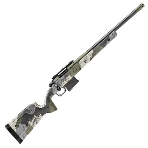 Springfield Armory Model 2020 Waypoint Carbon Fiber/Evergreen Camo Bolt Action Rifle – 6mm Creedmoor – 20in