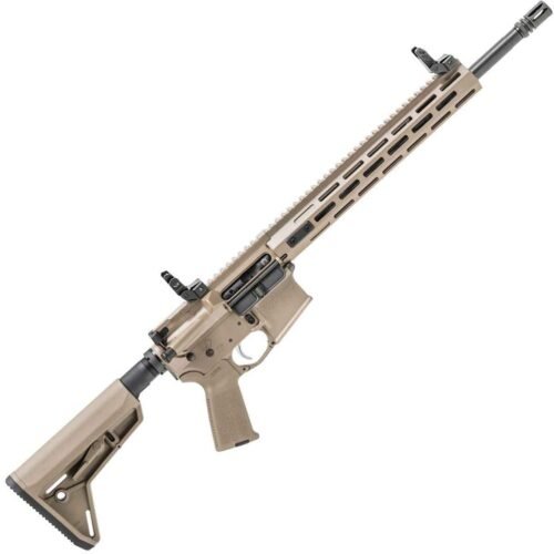 Springfield Armory Saint AR15 With Free-Float Handguard 5.56mm NATO 16in FDE Anodized Semi Automatic Modern Sporting Rifle – 10+1 Rounds