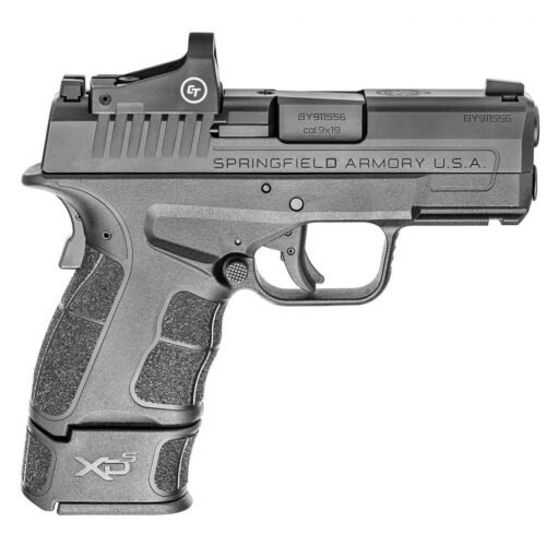 Springfield Armory XD-S Mod.2 OSP Crimson Trace Red Dot 9mm Luger 3.3in Black Pistol – 9+1 Rounds