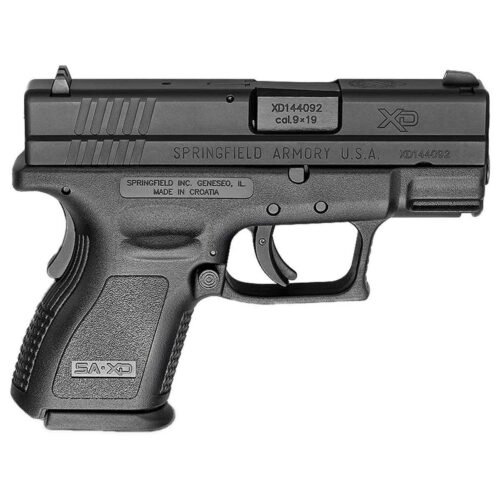 Springfield Armory XD Sub-Compact 9mm Luger 3in Black Pistol – 10+1 Rounds