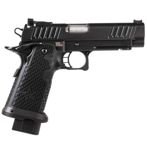 Staccato P 9mm Luger 4.4in Black/SS Pistol – 20+1 Rounds