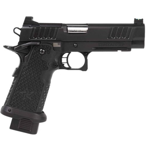 Staccato P DPO 9mm Luger 4.4in Black/SS Pistol – 20+1 Rounds