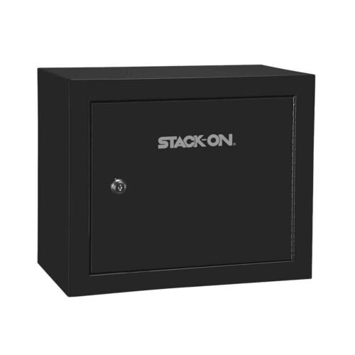 Stack-On Pistol and Ammo Steel Cabinet – Black