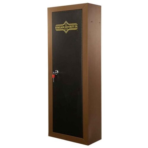 SureLock Security Company Combat Cabinet 8 Gun Cabinet – Brown