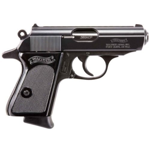 Walther PPK 380 Auto (ACP) 3.3in Black Pistol – 6+1 Rounds