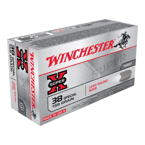 Winchester Super X 38 Special 158gr LRN Handgun Ammo – 50 Rounds