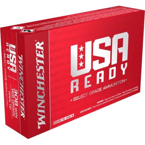 Winchester USA Ready 308 Winchester 168gr Select Grade Rifle Ammo – 20 Rounds