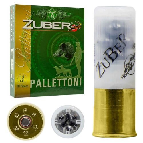 Zuber Hunting 12Ga 2-3/4in 1-1/5oz 00 Buckshot Shotshells – 10 Rounds