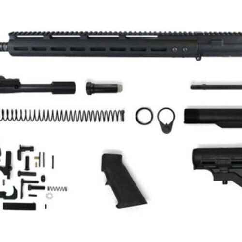 300 Blackout AR 15 Rifle Kit – 16″ Parkerized Heavy Barrel, 1:8 Twist Rate with 15″ M-Lok Handguard