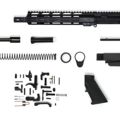 5.56 AR 15 Pistol Kit – 10.5″ Parkerized Barrel, 1:7 Twist Rate with 10″ M-Lok Handguard