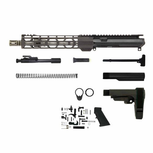 5.56 AR 15 Pistol Kit – 10.5″ Stainless, M4 Profile Barrel, 1:8 Twist Rate with 10″ M-Lok Handguard