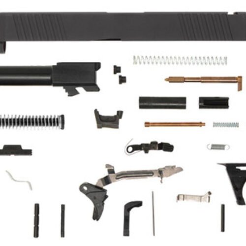 Glock® 17 Compatible Pistol Build Kit w/ Front & Rear Serrated Slide