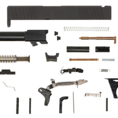 Glock® 26 Compatible Pistol Build Kit w/ Front & Rear Serrated Slide