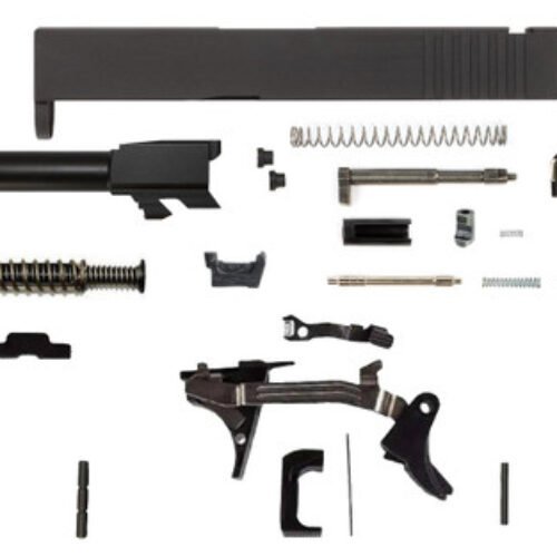 Glock® 43 Compatible Pistol Build Kit w/ Black Slide