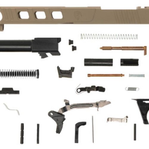 Glock® 17 Compatible Pistol Build Kit w/ FDE Elite RMR Cut Slide