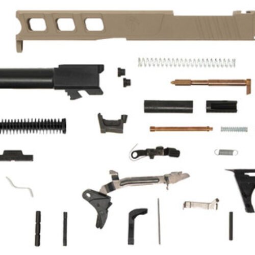 Glock® 19 Compatible Pistol Build Kit w/ FDE Elite RMR Cut Slide