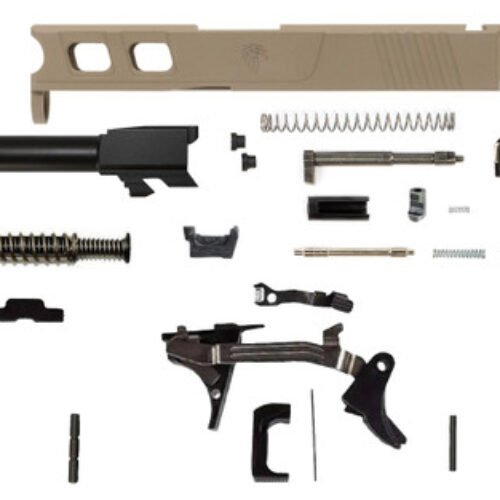 Glock® 43 Compatible Pistol Build Kit w/ FDE Elite Slide